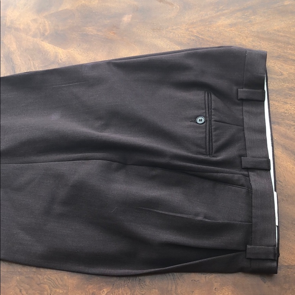 Roberto Villini Trousers - Brown - 38/30 - Pleated